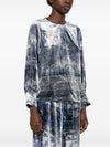 Pierre Louis Mascia Silk printed blouse