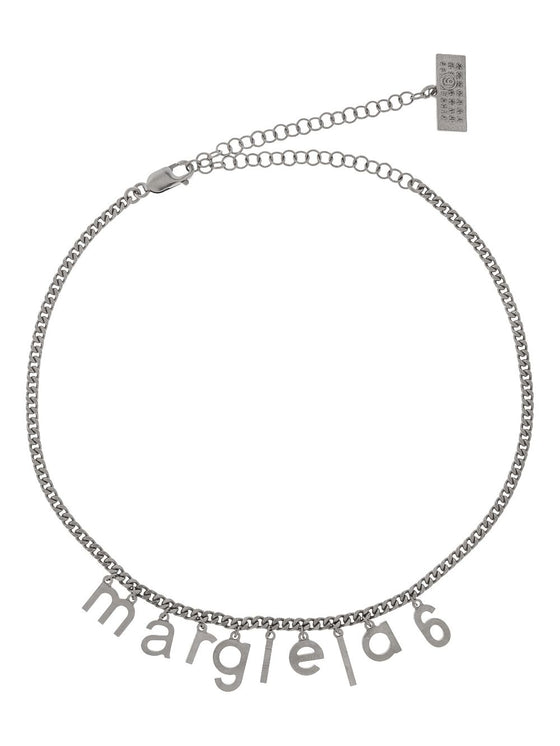 MM6 Maison Margiela logo-lettering necklace
