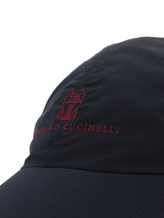 Brunello Cucinelli Logo-embroidered cap