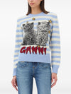 Ganni Sweater with embroidery