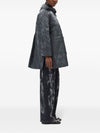 Ganni Shiny Quilt Midi Jacket