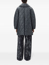 Ganni Shiny Quilt Midi Jacket