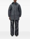 Ganni Shiny Quilt Midi Jacket