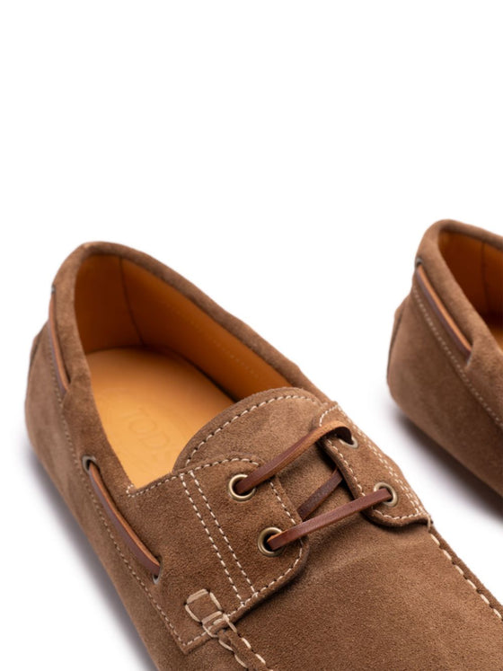 Tod's Boat Gommino Bubble in Suede
