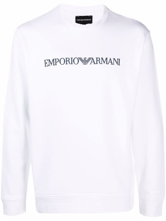 Emporio Armani Modal blend sweatshirt with logo print
