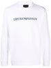 Emporio Armani Modal blend sweatshirt with logo print