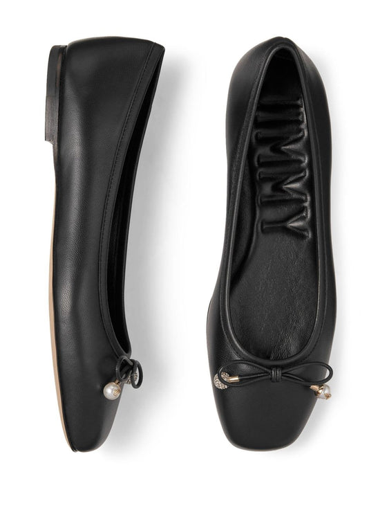 Jimmy Choo Elme Flat with Pearl embellishment