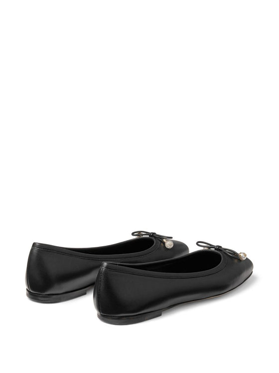 Jimmy Choo Elme Flat with Pearl embellishment