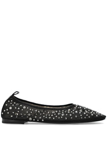  Tory Burch crystal embellished ballerina shoes