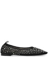 Tory Burch crystal embellished ballerina shoes