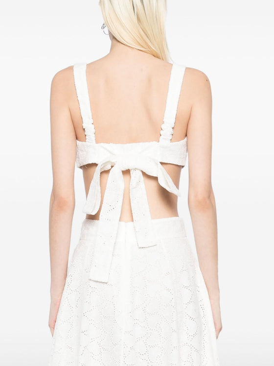 Zimmermann Crush embroidered bralette