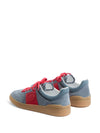Valentino Garavani Upvillage Low Top Sneaker In Split Leather And Calfskin Nappa Leather