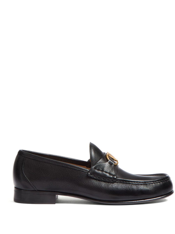 Valentino Garavani Vlogo Signature Moccasin In Buffalo