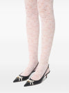 Valentino Garavani Bepointy 45mm Patent Leather and Kid Slingback Pumps