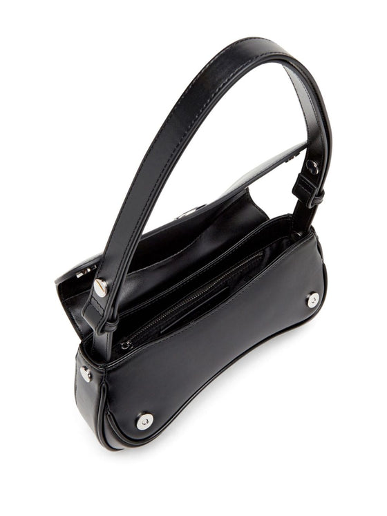 Diesel Play-Semi gloss leather shoulder bag