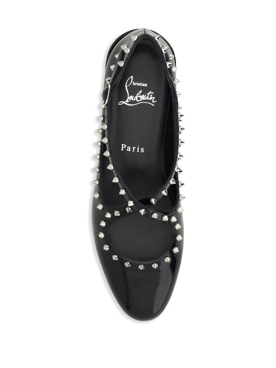 Christian Louboutin Pilouta Jane Spikes flat shoes
