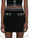 Alice + Olivia Cotton mini skirt