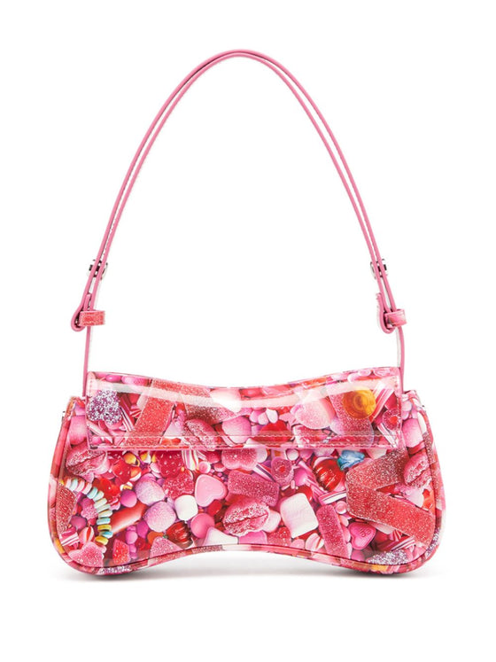 Diesel Play-Glossy clutch with print