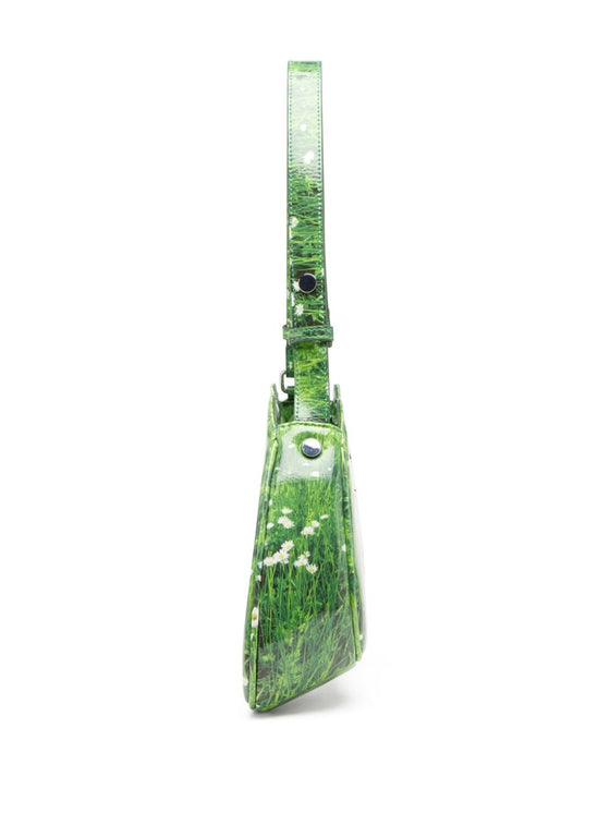 Diesel Play-Glossy shoulder bag with print