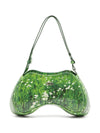 Diesel Play-Glossy shoulder bag with print