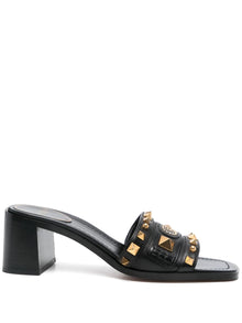  Valentino Garavani 65mm VLogo Signature mules