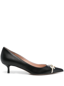  Valentino Garavani Bepointy Patent Leather and Kid Pumps 45mm