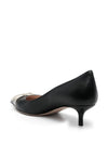 Valentino Garavani Bepointy Patent Leather and Kid Pumps 45mm