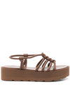 Gianvito Rossi Hebe Leather Sandals.