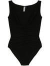 Norma Kamali V-necked bodysuit