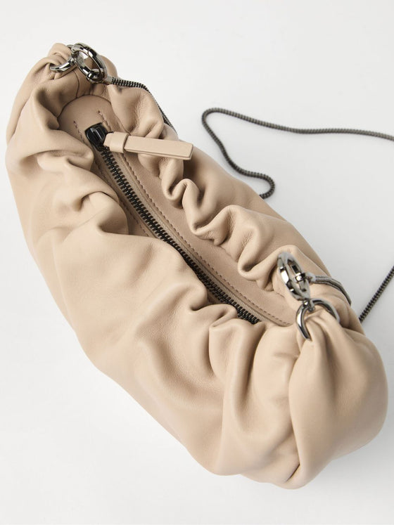 Brunello Cucinelli Monili Shoulder Bag with Chain