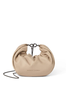  Brunello Cucinelli Monili Shoulder Bag with Chain