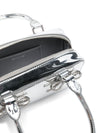 Self-Portrait mini leather tote bag
