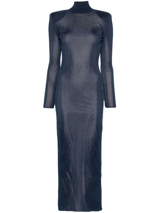 Self-Portrait knitted maxi dress