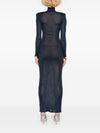 Self-Portrait knitted maxi dress