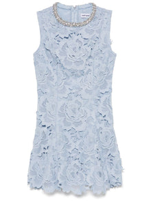  Self-Portrait Short Floral Lace Dress