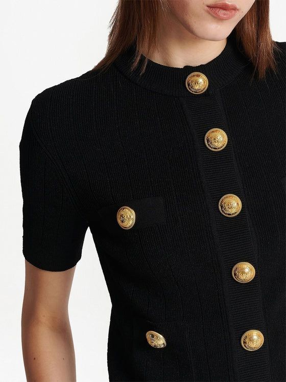 Balmain 4-pocket knitted cardigan