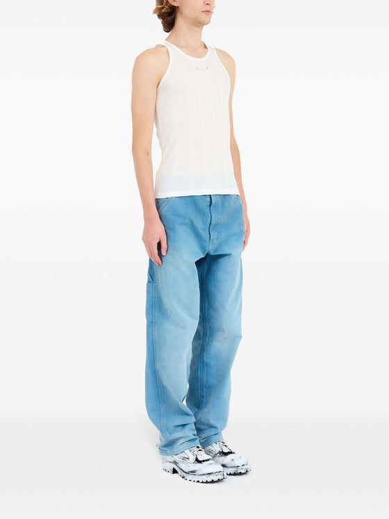 Maison Margiela Fancy ribbed tank top