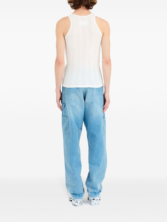 Maison Margiela Fancy ribbed tank top
