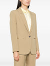 Forte Forte crepe single-breasted blazer