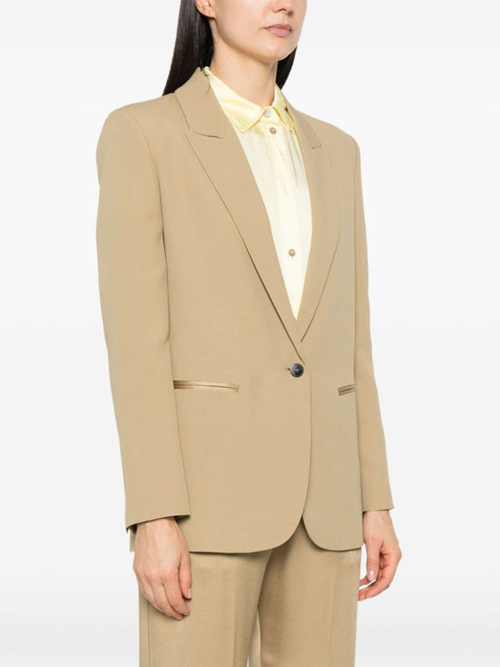 Forte Forte crepe single-breasted blazer