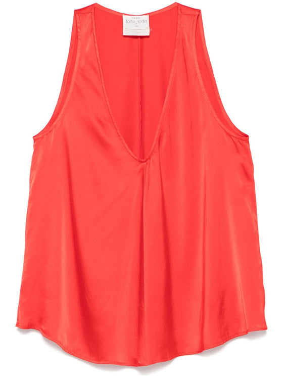 Forte Forte V-neck sleeveless top