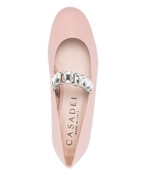 Casadei Flat shoes Pink