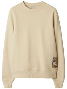  Burberry Cotton sweatshirt with Check label