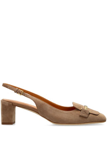  Tod's Suede Slingback Pumps