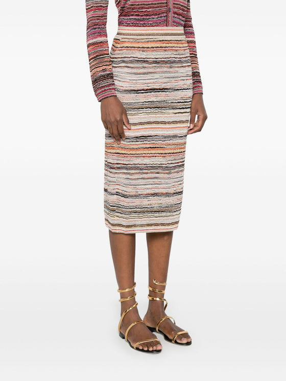 Missoni Midi Lamé Skirt