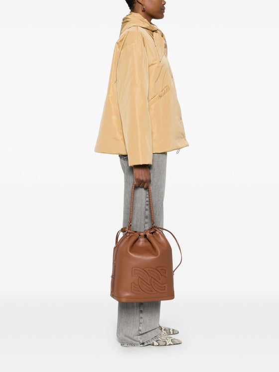 Casadei leather bucket bag