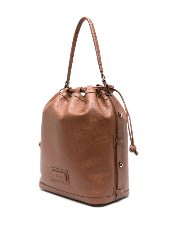 Casadei leather bucket bag