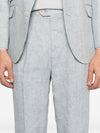 Brunello Cucinelli single-breasted linen suit