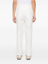 Brunello Cucinelli linen blend drawstring trousers