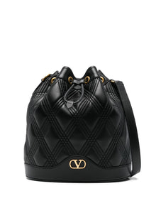  Valentino Garavani Quiltie 67 leather bucket bag